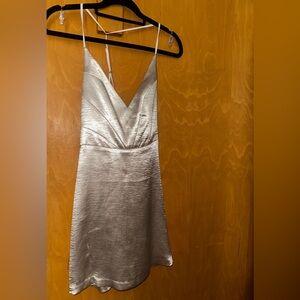 Kimchi Blue Silver Mini Dress